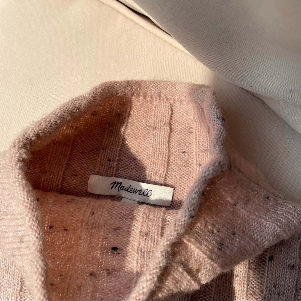Madewell Retro Ribbed Turtleneck Sweater - Picture 2 of 4